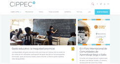 Desktop Screenshot of cippec.org