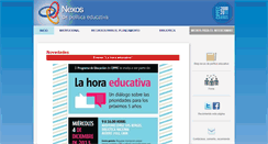 Desktop Screenshot of nexos.cippec.org